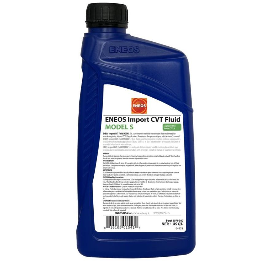 ENEOS 3074-300 Import CVT fluid Model S, PN 3074-300