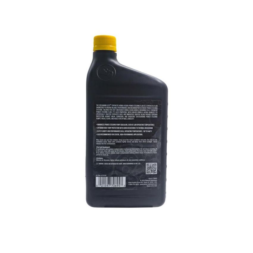 Edelmann 70695 Fully Synthetic Power Steering Fluid for Honda/Acura - 32oz