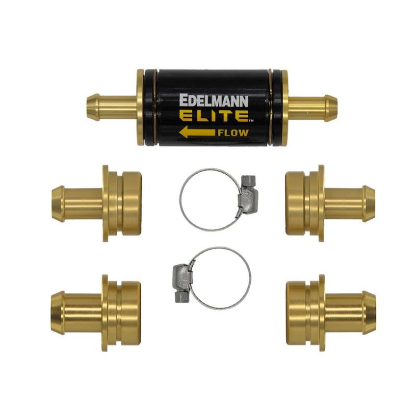 Edelmann 70699 Premium Universal Aluminum Dual Filteration In-line Filter w/ Magnet