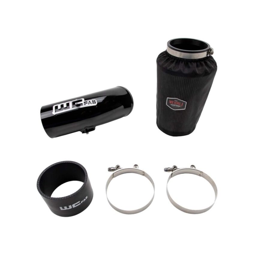 Wehrli WCF100440-RED Cummins 2nd Gen Swap 4in. Intake Kit - WCFab Red
