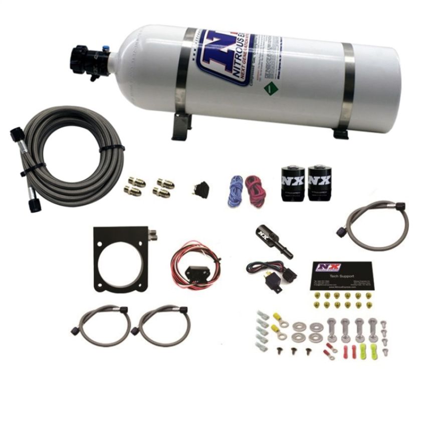 Nitrous Express 20971-15 3.6L V6 DODGE PLATE SYSTEM (50-200HP) W/ 15LB BOTTLE