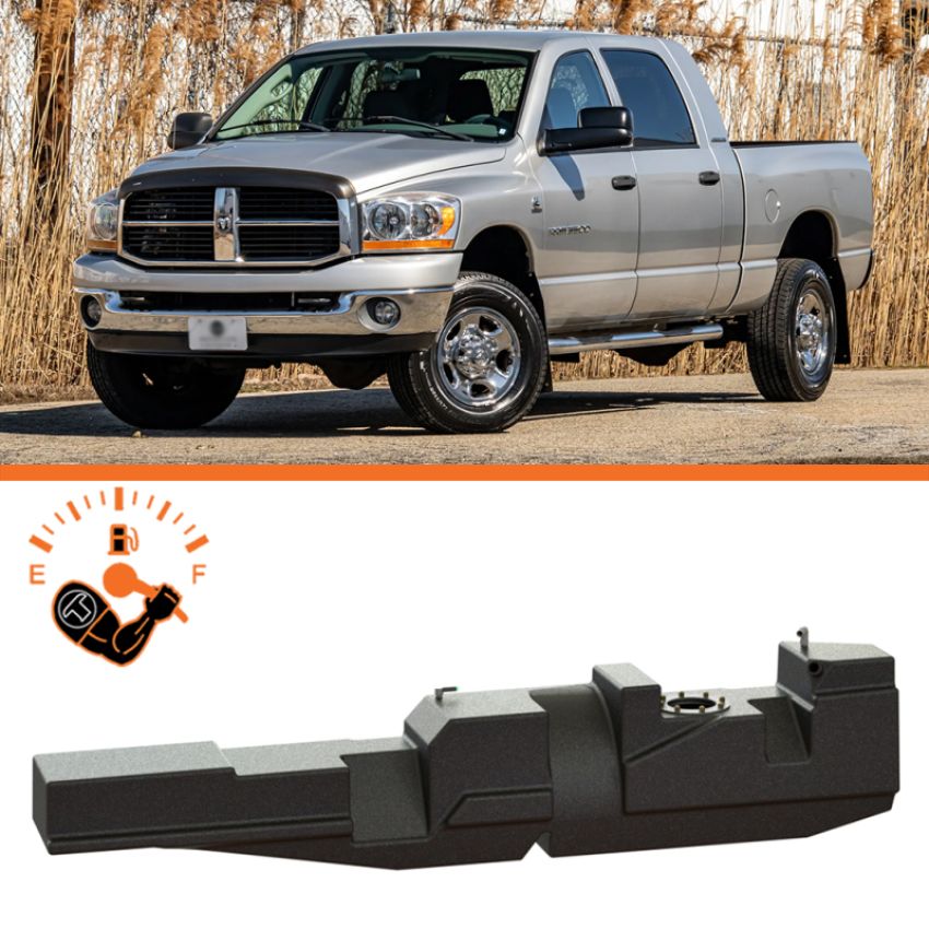 Titan Fuel Tanks 7030206 06-12 RAM 2500/3500 Cummins Mega Cab Short Bed 52 Gallon XXL Mid-Ship Fuel Tank