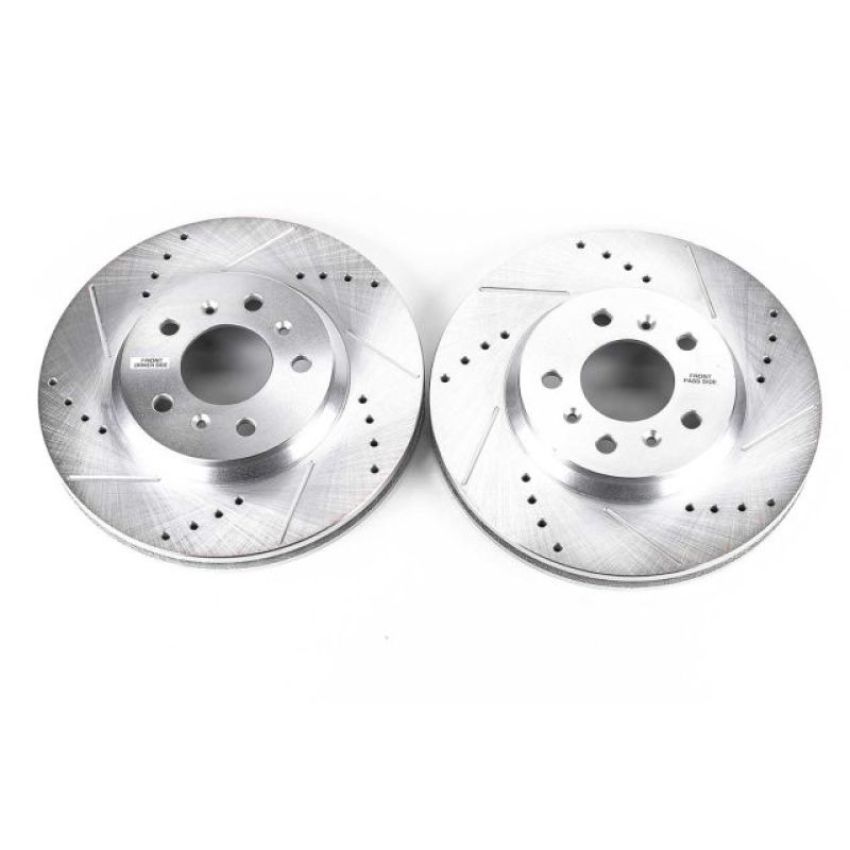 PowerStop AR82110XPR PowerStop Evolution Performance Drilled, Slotted & Plated Brake Rotor Pair