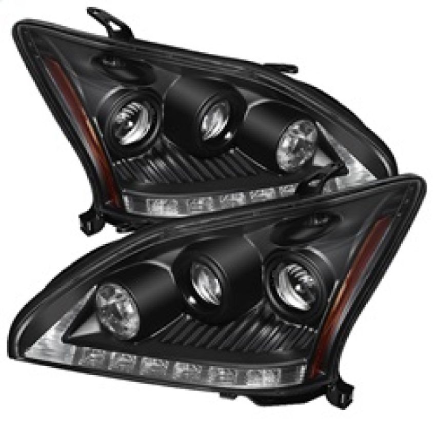 SPYDER 5076779 Projector Headlights - DRL LED - Black