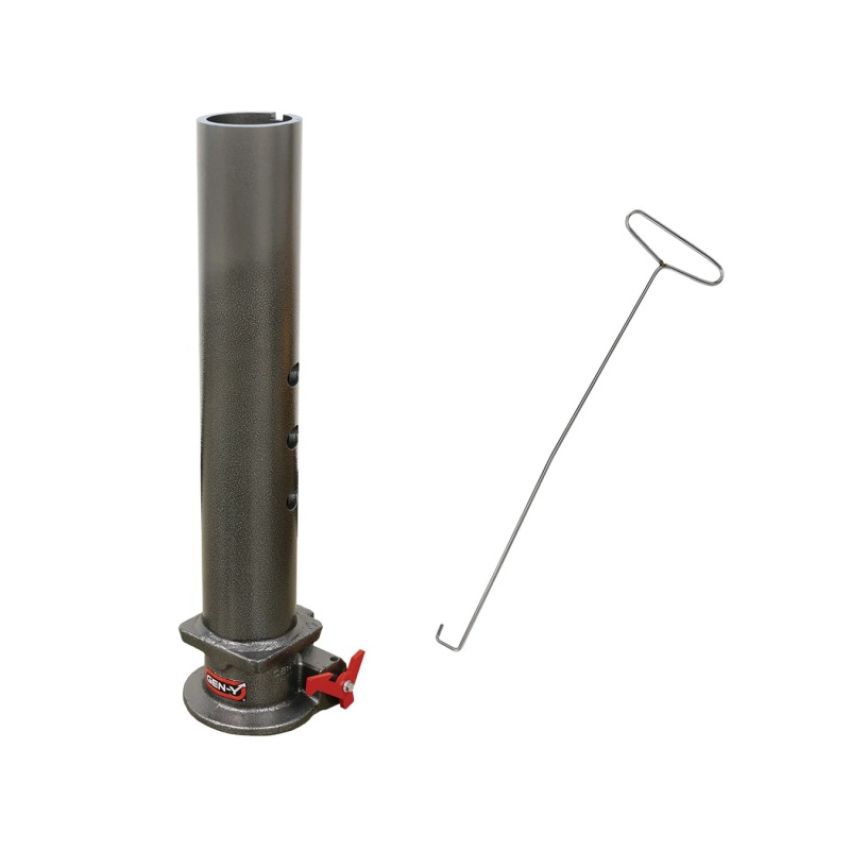 GEN-Y Hitch GH-7102 Gen-Y Viking 4in Round Tube Gooseneck Static Hitch w/SnapLatch 2-5/16in Coupler 8.5K TW 30K
