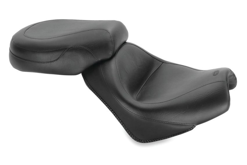 Mustang Motorcycle 75921 Mustang 02-08 Honda VTX1800 Retro, S & T Honda Wide Touring 2PC Seat - Black