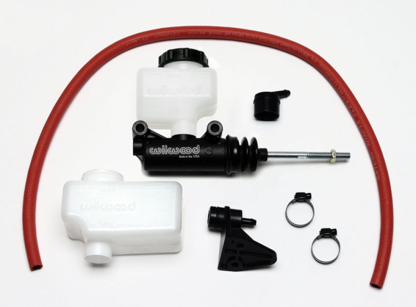 Wilwood 260-13625 Short Remote Side Mount M/C Kit 1in Bore 3/8in-24 Banjo Outlet