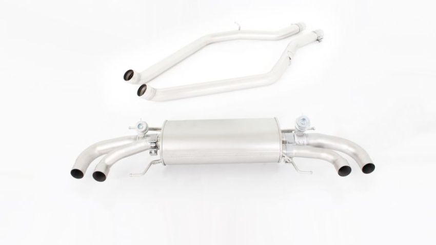 Remus 028017 1500 2016 Alfa Romeo Giulia Quadrifoglio 2.9L V6 Axle Back Exhaust (Tail Pipes Req)