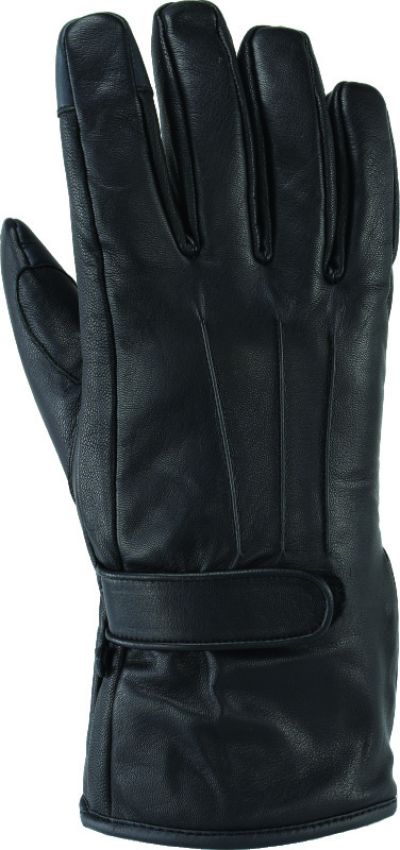 Kuryakyn 094491 Leather By River Road Taos Cold Weather Gloves Black - Medium