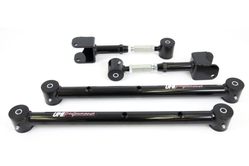 UMI Performance 401526-B 64-67 GM A-Body Lower Control Arm & Adjustable Upper Control Arm Kit