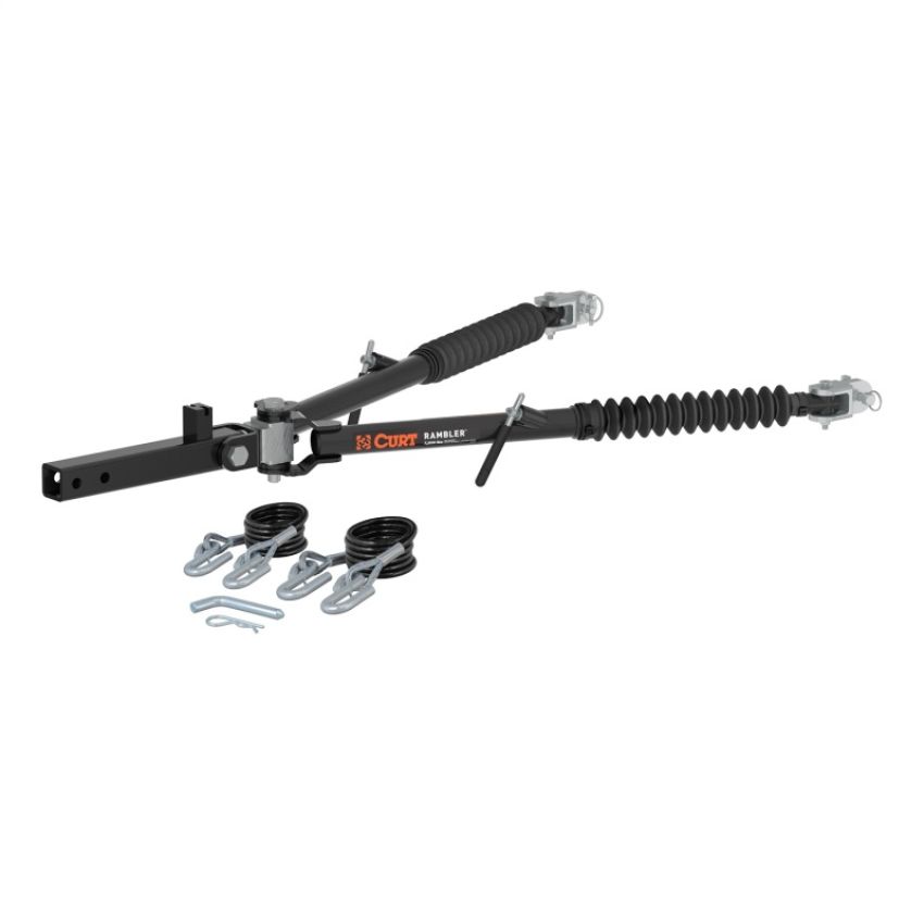 RockJock RJ-70001 Curt Rambler Steel RV Tow Bar 7500lbs 2in Shank