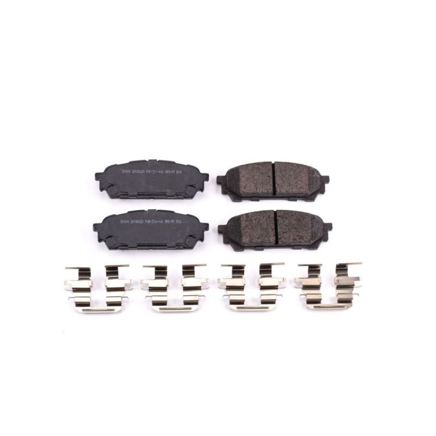 PowerStop 17-1004 PowerStop - Z17 Low-Dust Ceramic Brake Pads with Hardware