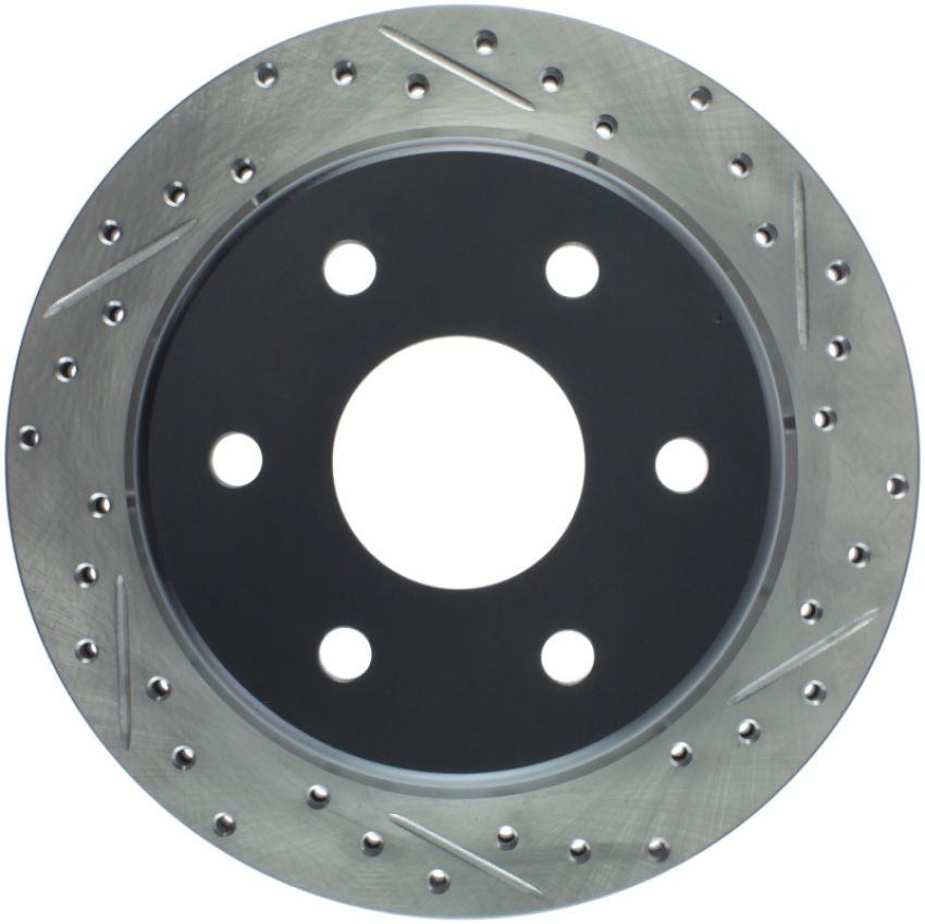 Stoptech 127.66041L Slotted & Drilled Sport Brake Rotor