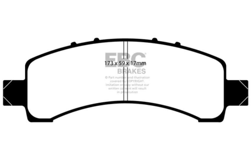 EBC Brakes ED91667 Truck/SUV Extra Duty Brake Pads