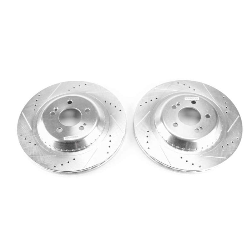 PowerStop EBR1605XPR PowerStop Evolution Performance Drilled, Slotted & Plated Brake Rotor Pair