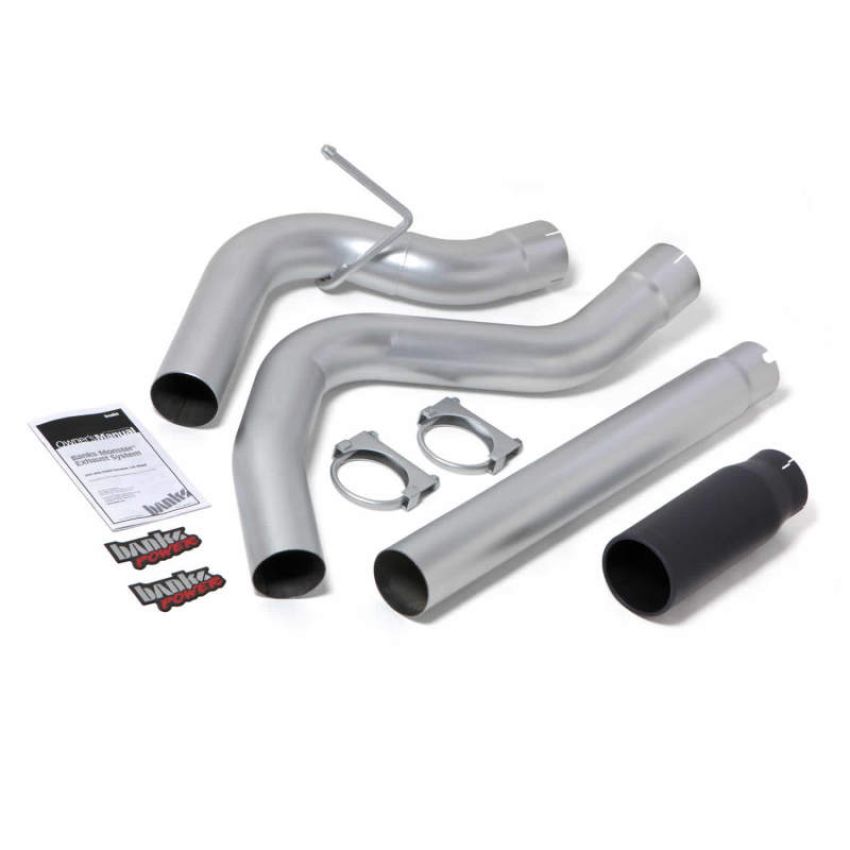 Banks Power 48601-B 14-15 Ram 1500 3.0L Diesel Monster Exhaust System - SS Single Exhaust w/ Black Tip