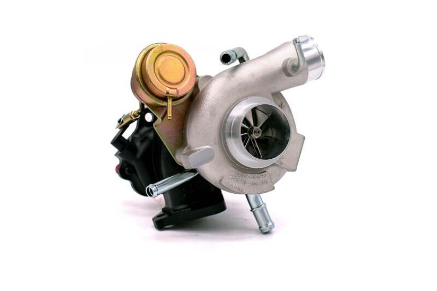 Forced Performance 2029050-0502010 Subaru STi Blue Turbo 58mm Black Housing Ported Internal WG w/Oil Line (D/S Only)
