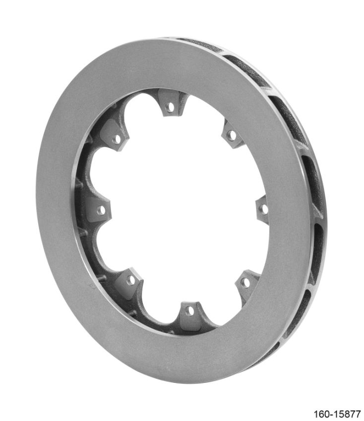 Wilwood 160-15877 ULHD 16 Curved Vane Rotor - Spec-37 Iron 11.75in Rotor Diameter - Right Hand Side