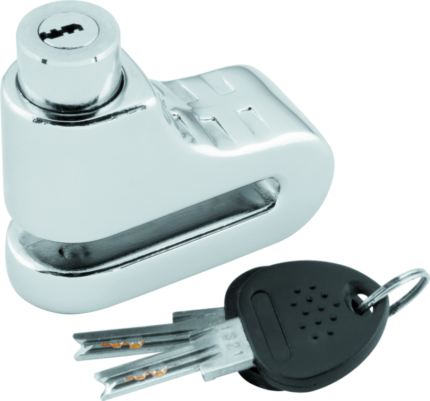 BikeMaster 132248 Bully Lock Disc Lock 5.5mm - Chrome