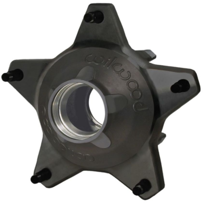 Wilwood 270-6735BC Hub-Starlite 55 Front w/Snap-Cap Std. Offset 5/8 C Studs-Black