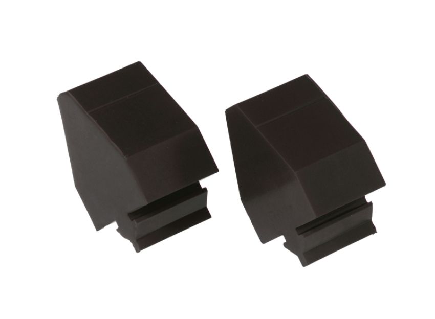 Prothane 19-1327-BL Universal Bump Stop Pull Through Style - Black