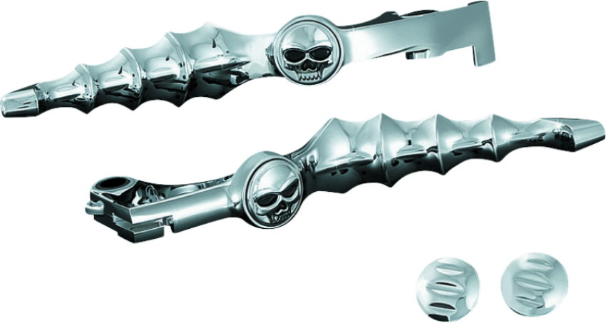 Kuryakyn 7411 Zombie Levers For Honda Chrome