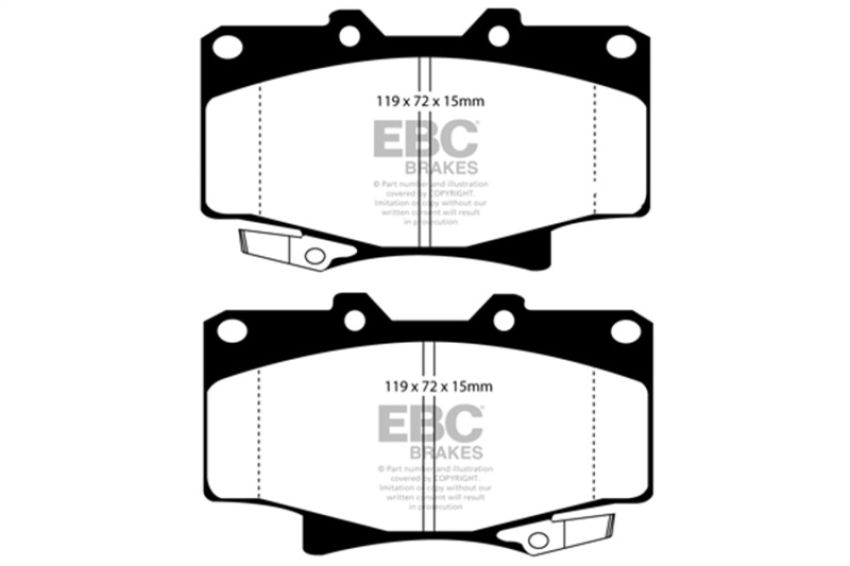 EBC Brakes DP6992 6000 Series Greenstuff Truck/SUV Brakes Disc Pads