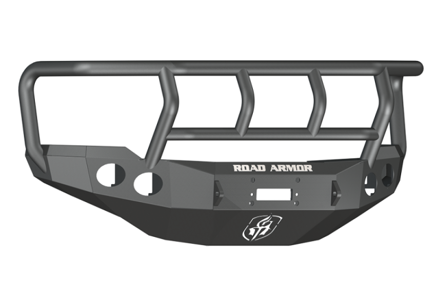 Road Armor 38202B 11-14 Chevy 2500 Stealth Front Winch Bumper w/Titan II Guard - Tex Blk