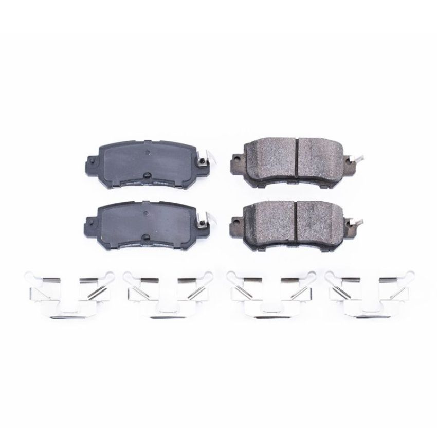 PowerStop 17-1624 PowerStop - Z17 Low-Dust Ceramic Brake Pads with Hardware