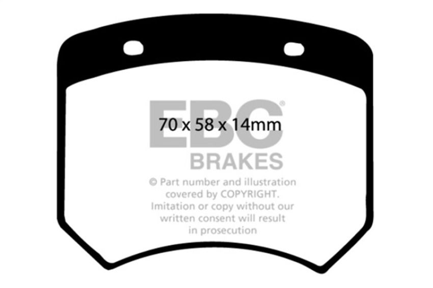 EBC Brakes DP3102C Redstuff Ceramic Low Dust Brake Pads