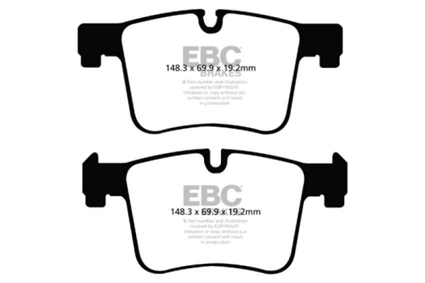 EBC Brakes DP62105 6000 Series Greenstuff Truck/SUV Brakes Disc Pads