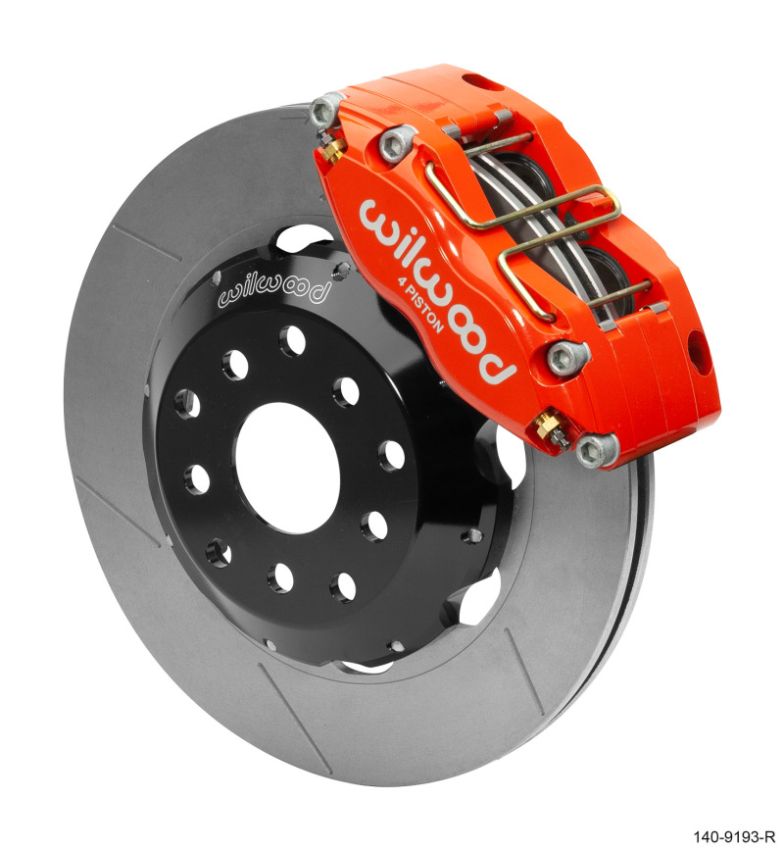 Wilwood 140-9193-R Dynapro Radial Front Kit 12.00in Red Subaru Impreza WRX (*Line Kit Needed*)