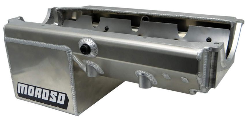 MOROSO MOR21234 8qt Oil Pan - Alm - SBC Drag Race