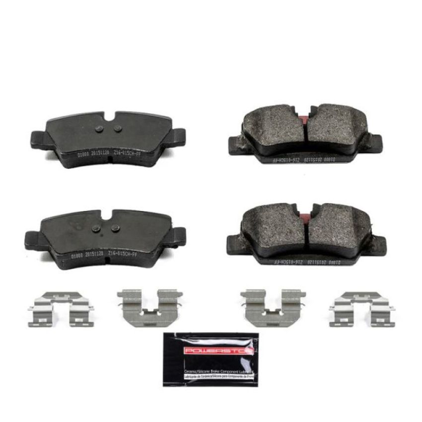 PowerStop Z23-1800 PowerStop - Z23 Daily Driver Carbon-Fiber Ceramic Brake Pads with Hardware Kit