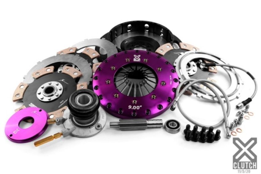 XCLUTCH XKCR23630-3E 09-13 Chevrolet Corvette ZR1 6.2L 9in Triple Solid Ceramic Clutch Kit