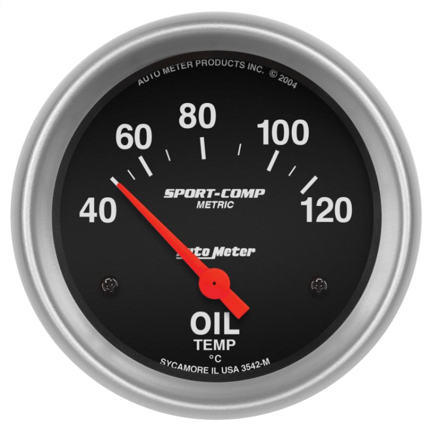 AutoMeter 3542-M GAUGE, OIL TEMP, 2 5/8