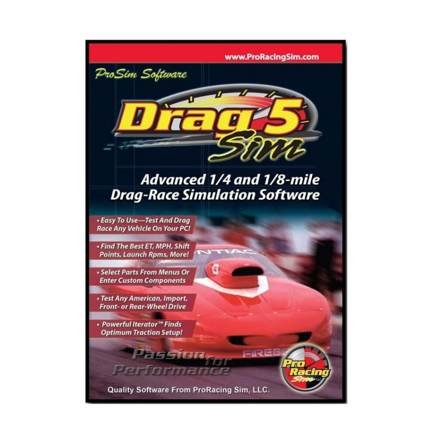 COMP CAMS COM181601 Software - Drag Sim 5