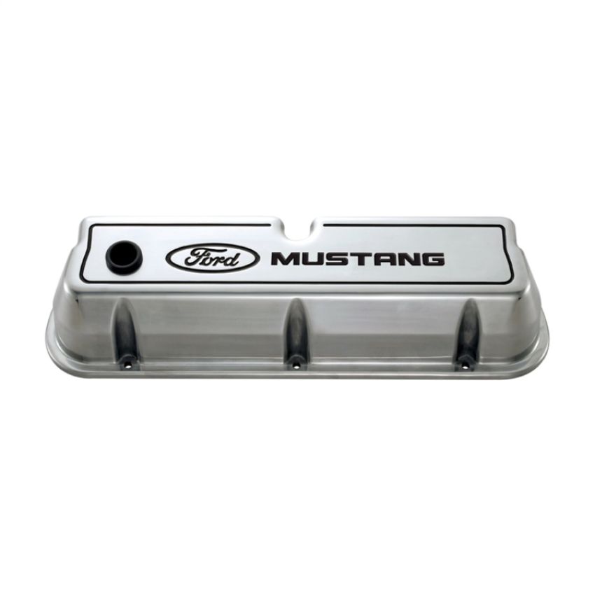 FORD FRD302-030 Die Cast Alm Valve Cover Set w/Mustang Logo