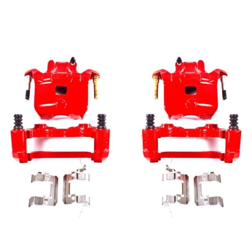 PowerStop S2690 Red Powder Coated Calipers