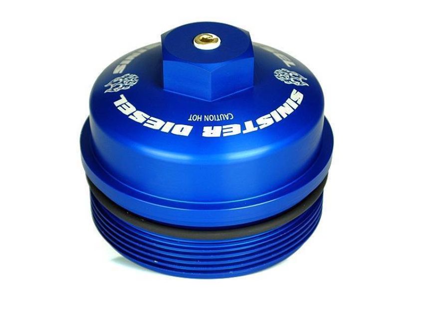 Sinister Diesel SD-OFC-FORD-03 03-10 Ford Powerstroke 6.0L/6.4L Oil Filter Cap