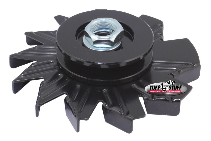 TUFF-STUFF TFS7600AB Alternator Stealth Black Fan and Pulley Combo