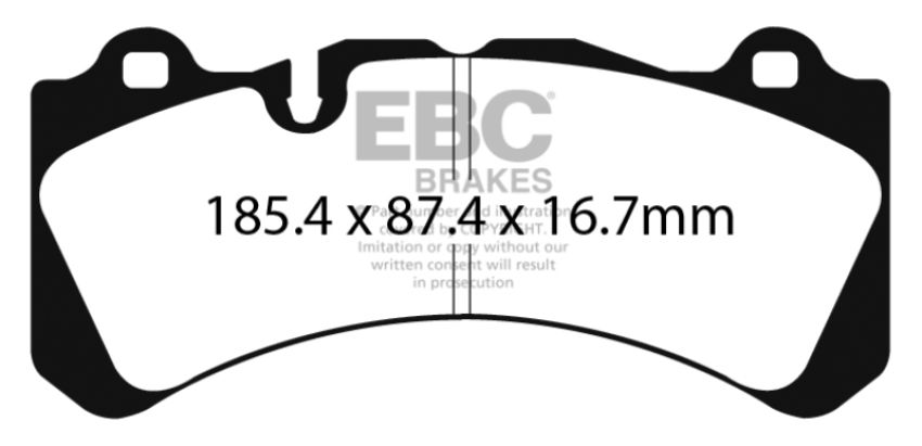 EBC Brakes DP4071R Yellowstuff Street And Track Brake Pads