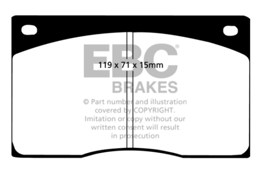 EBC Brakes DP3262C Redstuff Ceramic Low Dust Brake Pads