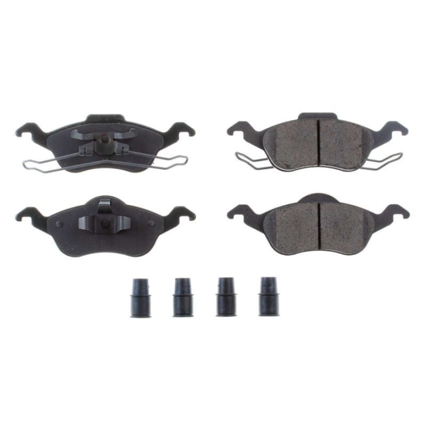 PowerStop 17-816 PowerStop - Z17 Low-Dust Ceramic Brake Pads with Hardware