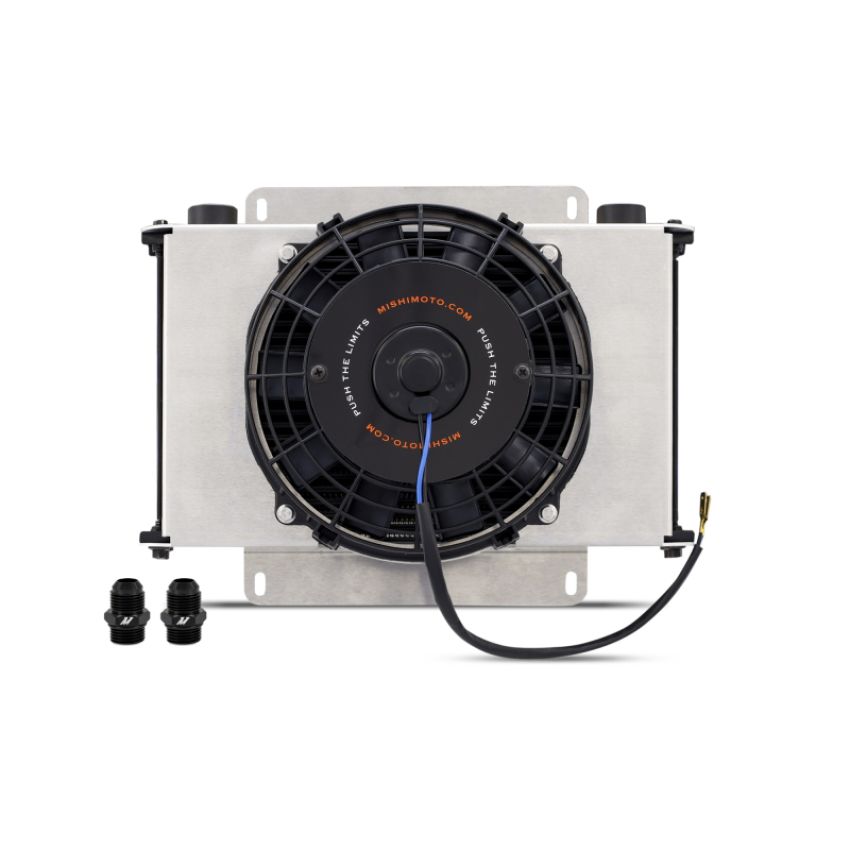 Mishimoto MMOC-25-K Universal Oil Cooler Kit 25-Row Cooler and 1x 8in Fan