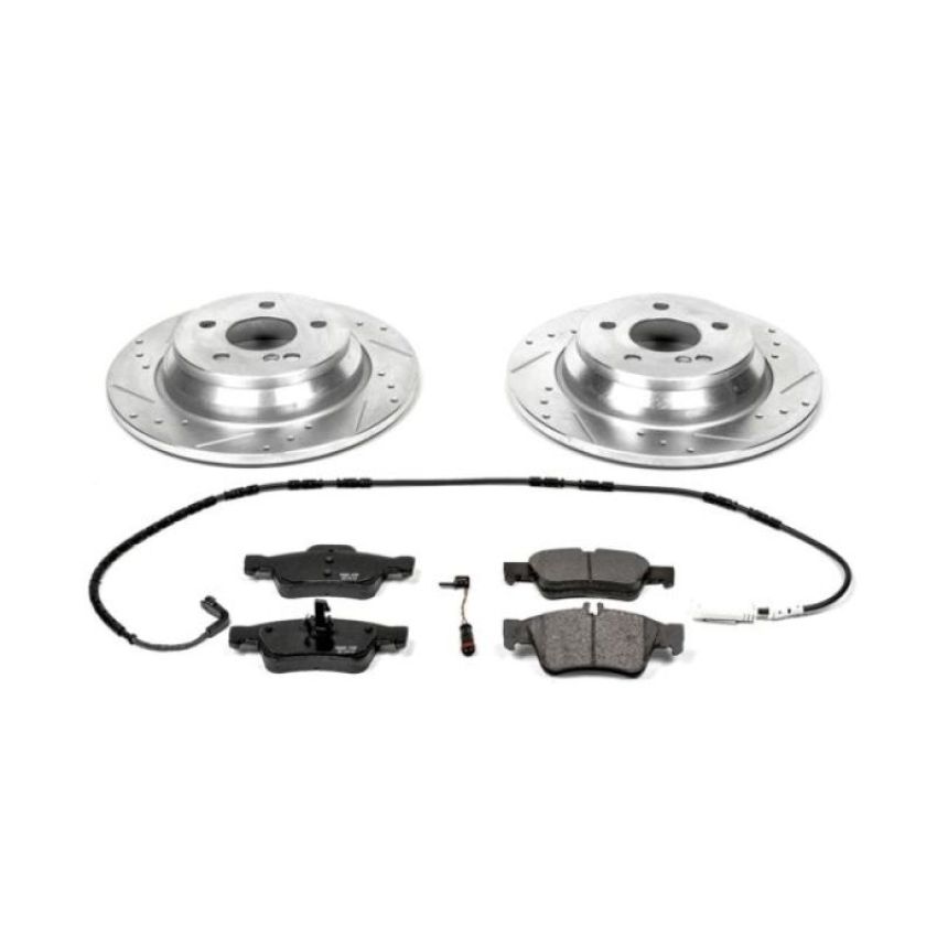 PowerStop K6200 Z23 Daily Driver Carbon-Fiber Ceramic Brake Pad and Drilled & Slotted Rotor Kit