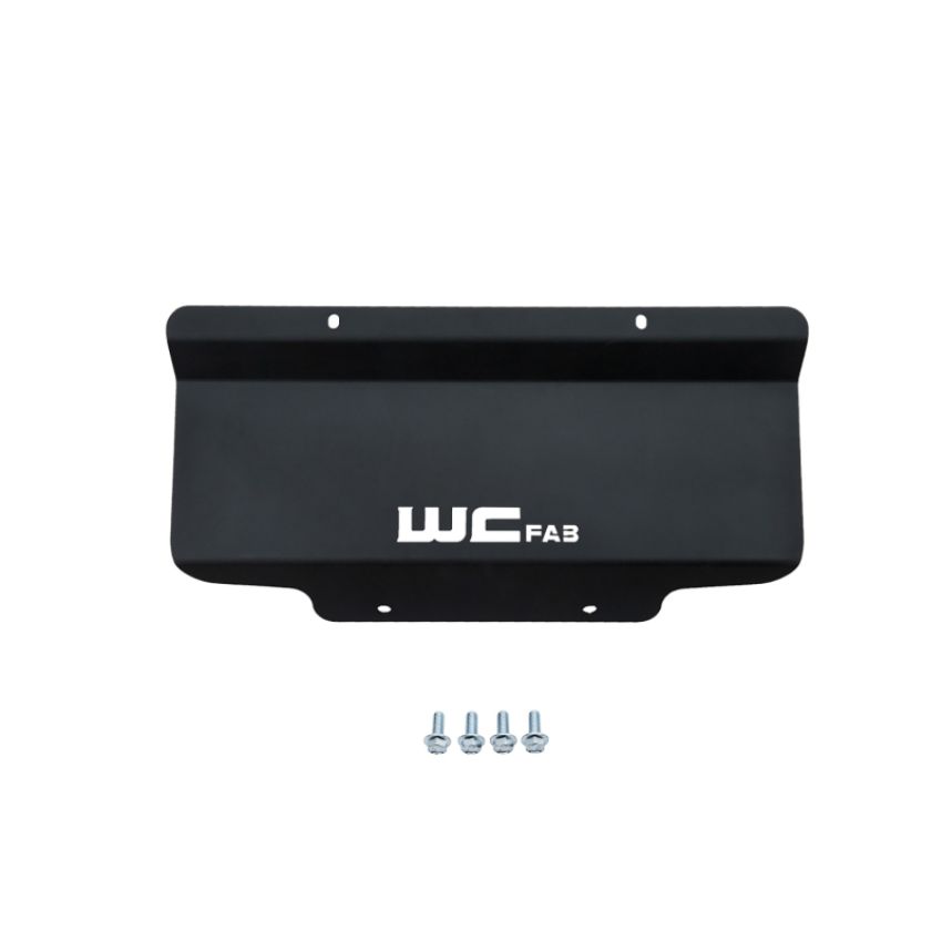 Wehrli WCF100432-RED 11-19 GM Duramax 6.6L Lower Splash Shield Kit - WCFab Red