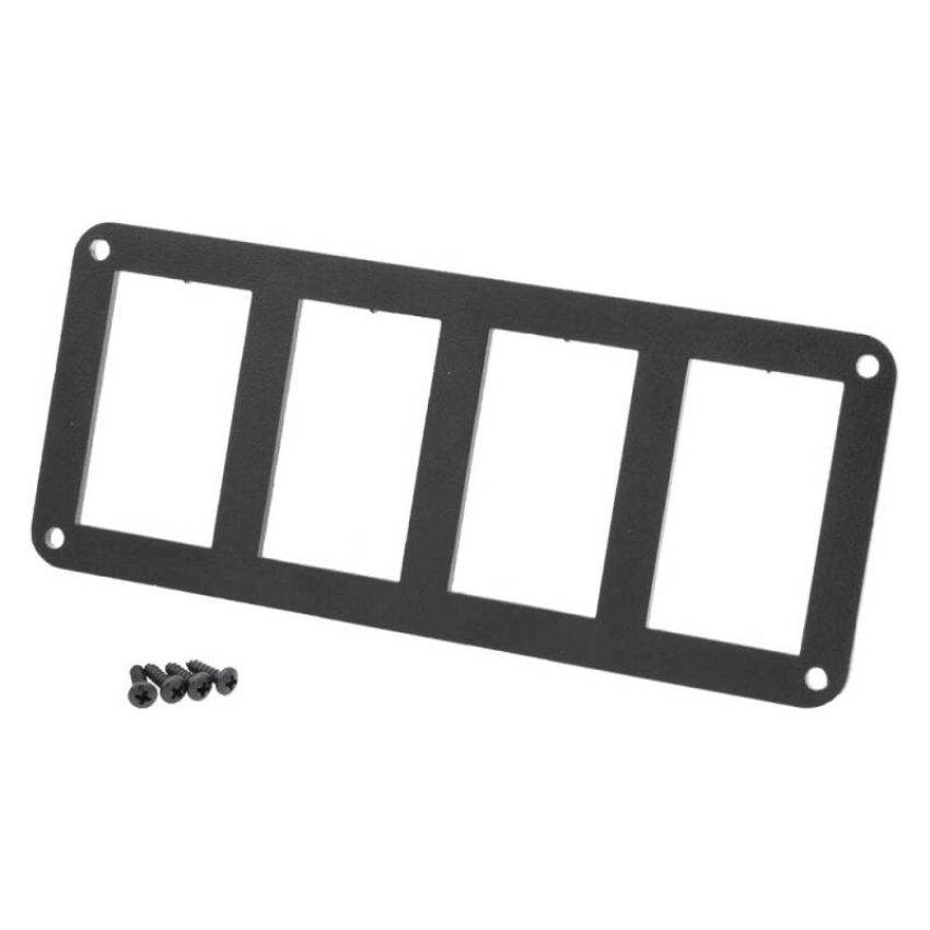 Rugged Radios MT-SW-BEZ-4 Rocker Switch Panel Bezel for OBS Ford Bronco F150 and F250 Dash