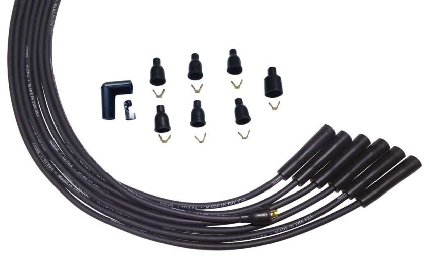 MOROSO MOR51003 Ultra Plug Wire Set Universal 6-Cyl Black