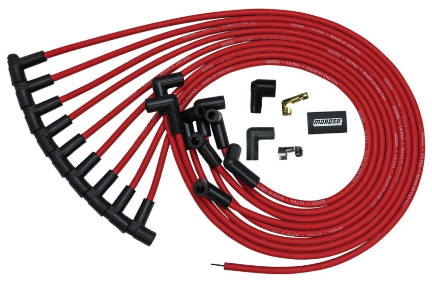 MOROSO MOR52043 Ultra Plug Wire Set BBC Under V/C Red